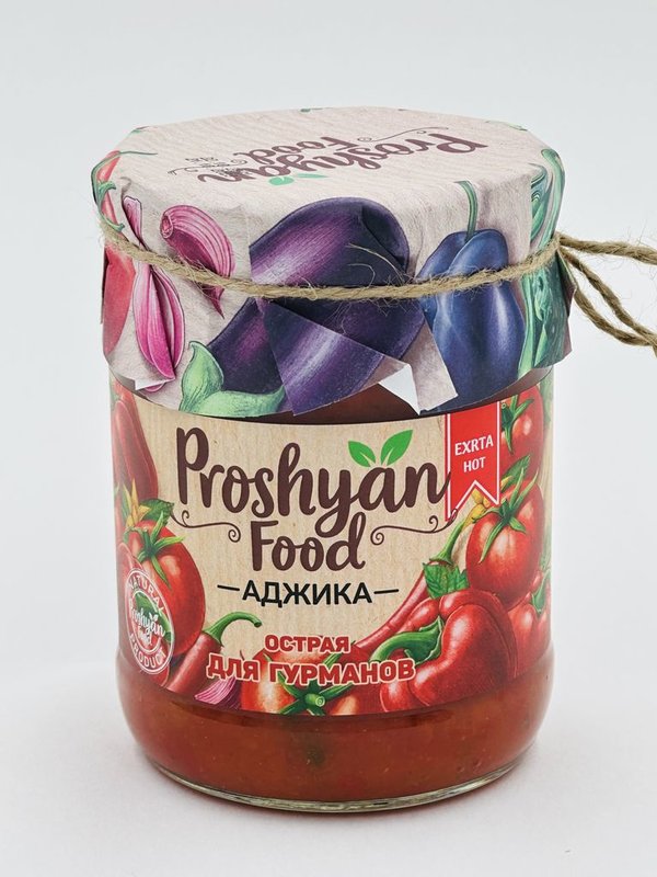 Аджика острая для гурманов 510г Proshyan Food